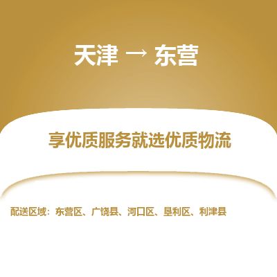 天津到东营物流专线【诚信经营】天津至东营货运公司
