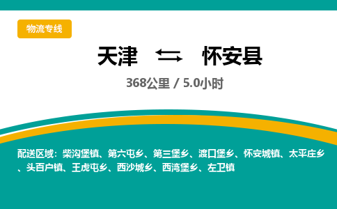 天津到怀安县货运公司_天津到怀安县物流货运专线物流专线专业可靠