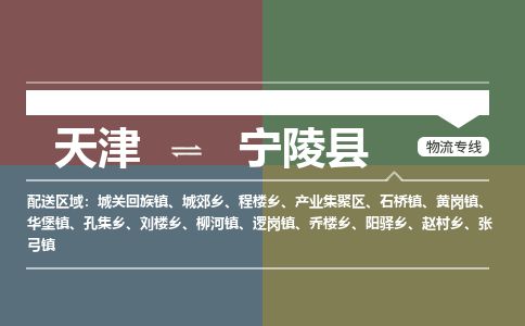 天津到宁陵县物流公司-天津至宁陵县专线「物流专线市县派送」