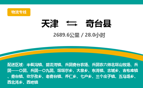天津到奇台县货运公司_天津到奇台县物流货运专线电子产品运输专线