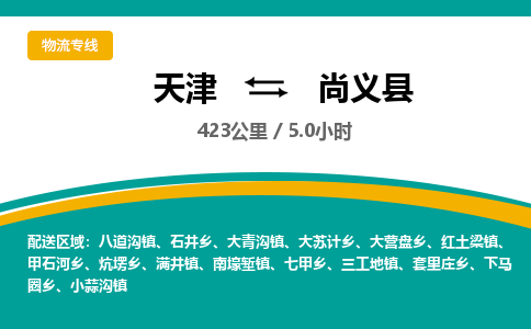 天津到尚义县物流专线-天津到尚义县货运公司-价格从优「资质齐全」