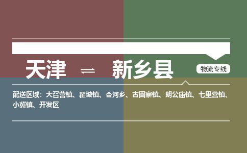 天津到新乡县物流专线-天津到新乡县货运公司-价格从优「每天发车」