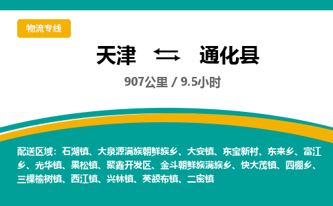 天津到通化县物流专线-天津到通化县货运公司-价格从优「机动性高」