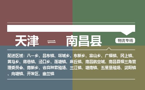 天津到南昌县物流专线-天津到南昌县货运公司-价格从优「实时监控」