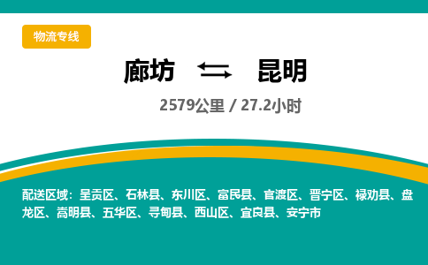 廊坊到昆明物流专线-廊坊至昆明货运公司【日用品运输专线】 廊坊到昆明物流专线-廊坊至昆明货运公司【日用品运输专线】
