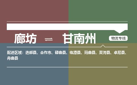 廊坊到甘南州物流专线-廊坊至甘南州货运公司【物流专线实时监控】