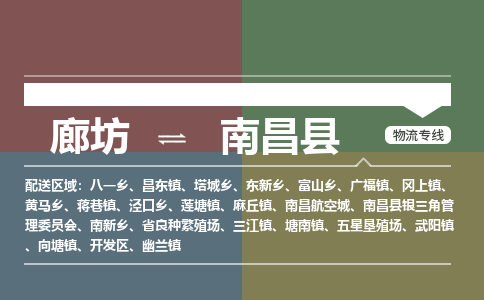 廊坊到南昌县货运公司_廊坊到南昌县物流专线「市县派送」