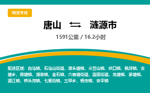 唐山到涟源市物流专线-高效便捷的唐山至涟源市物流公司