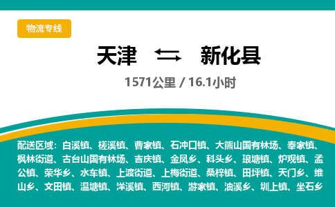 天津到新化县货运公司_天津到新化县物流专线_天津到新化县货运专线