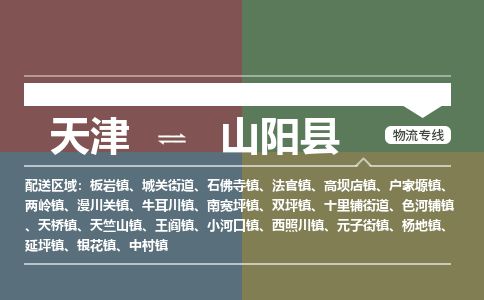 天津到山阳县货运公司_天津到山阳县物流专线_天津到山阳县货运专线