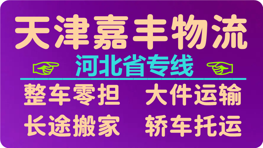 天津到邢台货运公司