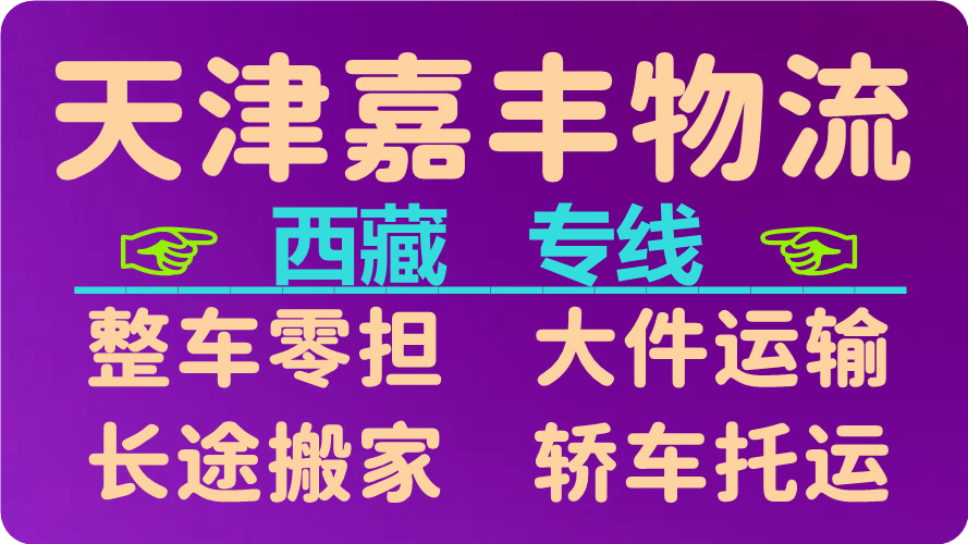 天津到拉萨物流公司